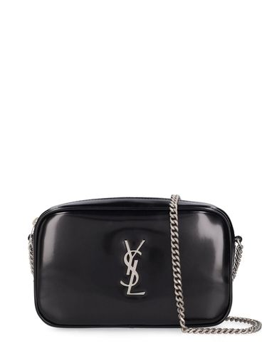 Borsa Mini Lou In Tela Lucida - SAINT LAURENT - Modalova