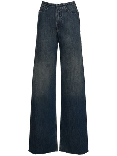 Jeans Anchos De Denim - MM6 MAISON MARGIELA - Modalova