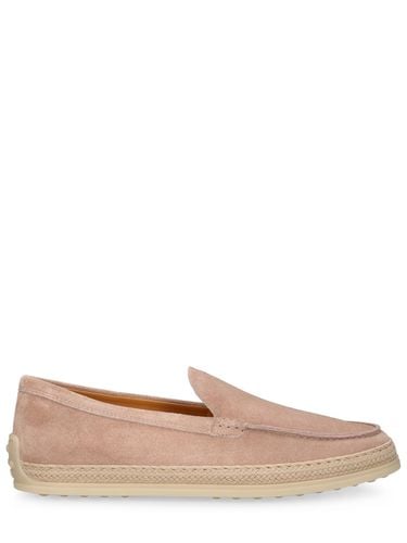 Suede & Rubber Loafers - TOD'S - Modalova