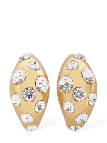 Crystal Hoop Earrings - BLUMARINE - Modalova