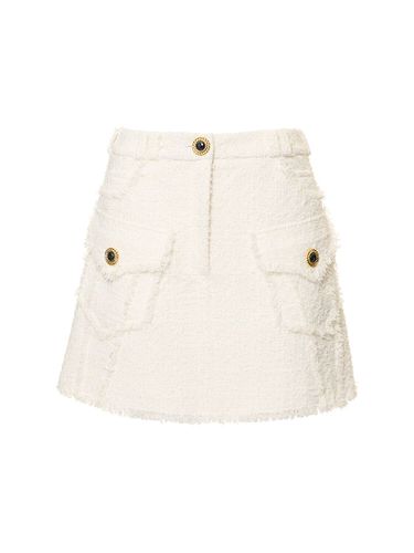 Minifalda De Tweed - BALMAIN - Modalova