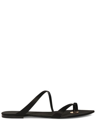 Mm Hohe Kreppsatin-sandalen „tanger“ - SAINT LAURENT - Modalova