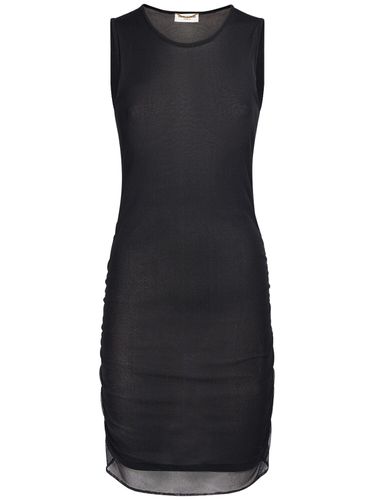 Nylon A-line Dress - SAINT LAURENT - Modalova