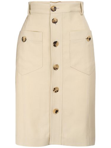 Saharan Viscose Skirt - SAINT LAURENT - Modalova