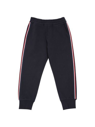 Pantalones Deportivos De Felpa De Algodón - MONCLER - Modalova