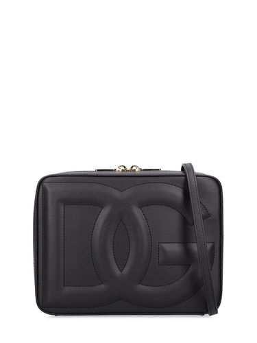 Bolso Camera Grande De Piel Con Logo - DOLCE & GABBANA - Modalova