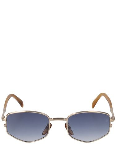 Db Oval Aviator Metal Sunglasses - DB EYEWEAR BY DAVID BECKHAM - Modalova