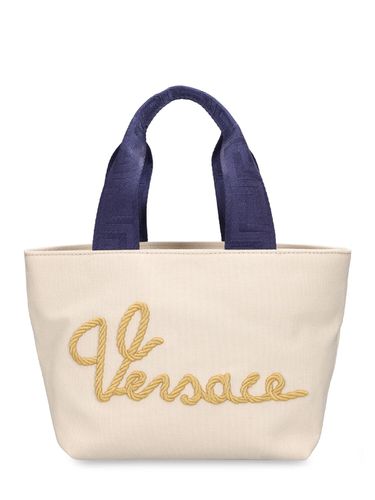 Bolso Tote Bordado - VERSACE - Modalova