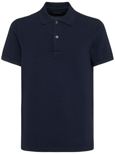 Polo De Algodón Piqué - TOM FORD - Modalova