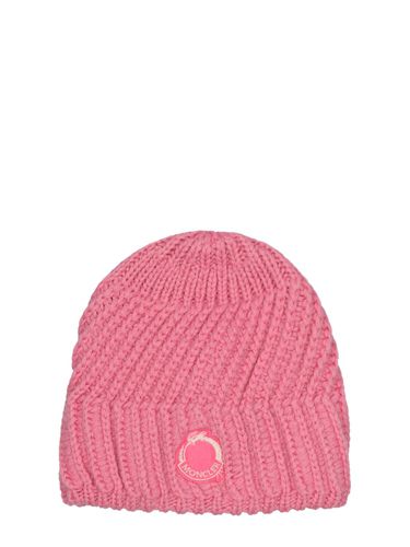 Cappello Beanie Cny In Misto Lana - MONCLER - Modalova