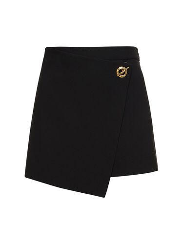 Shorts In Crepe Stretch - MOSCHINO - Modalova