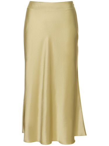 Razi Satin Midi Skirt - NANUSHKA - Modalova