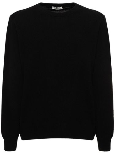 Wool Blend Knit Crewneck Sweater - LEMAIRE - Modalova