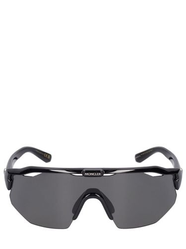 Maskensonnenbrille Aus Acetat "shield" - MONCLER - Modalova