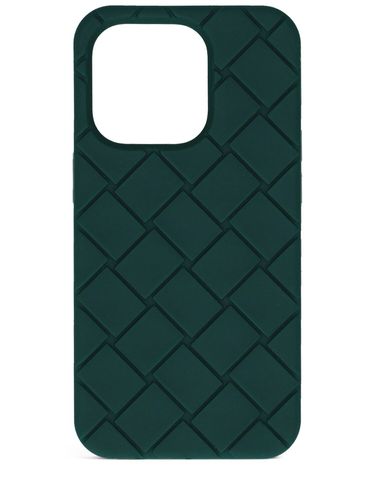 Cover Iphone 14 Pro Intreccio In Silicone - BOTTEGA VENETA - Modalova