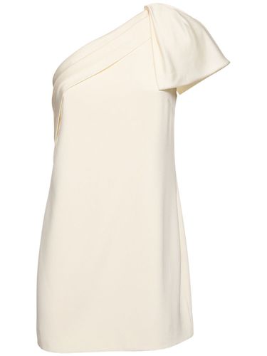 One-shoulder Satin Crepe Mini Dress - ROLAND MOURET - Modalova