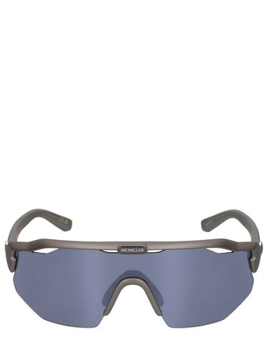 Shield Acetate Mask Sunglasses - MONCLER - Modalova