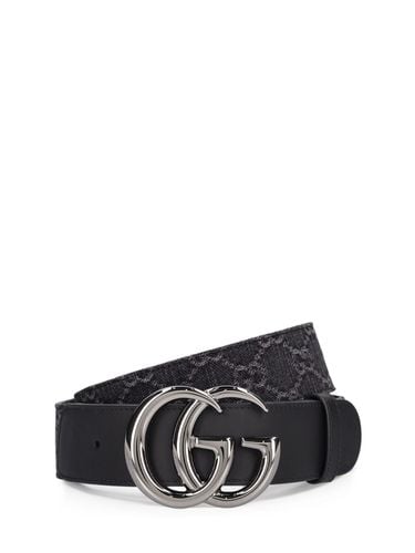 Mm Marmont Gg Denim Belt - GUCCI - Modalova