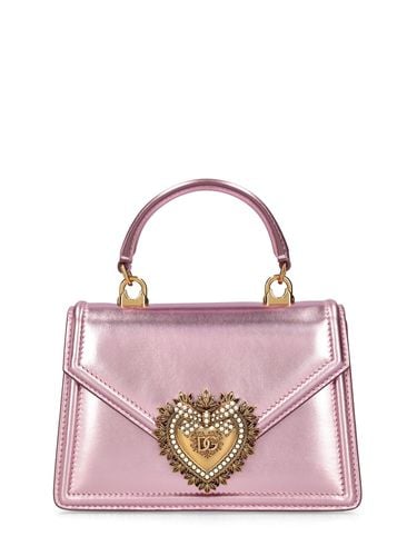 Borsa Mini Devotion Lamé - DOLCE & GABBANA - Modalova