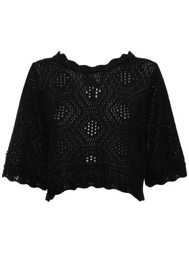 Crop Top Willa In Maglia Di Misto Cotone - POSSE - Modalova