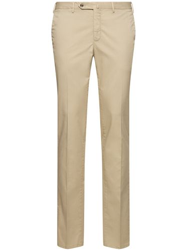 Pantaloni In Gabardina Stretch - PT TORINO - Modalova