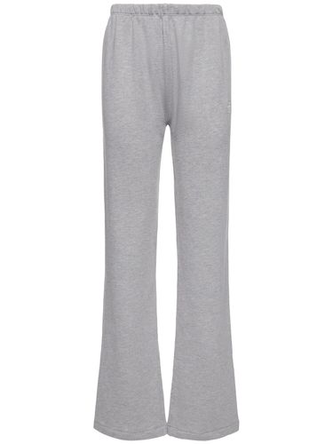 Straight Cotton Blend Sweatpants - ÉTERNE - Modalova