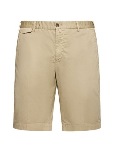 Bermudashorts Aus Stretch-baumwolle - PT TORINO - Modalova