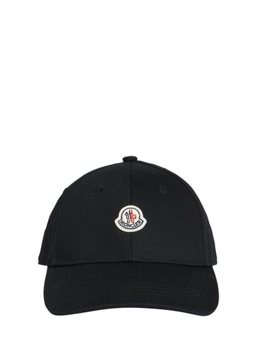 Gorra De Baseball De Gabardina - MONCLER - Modalova