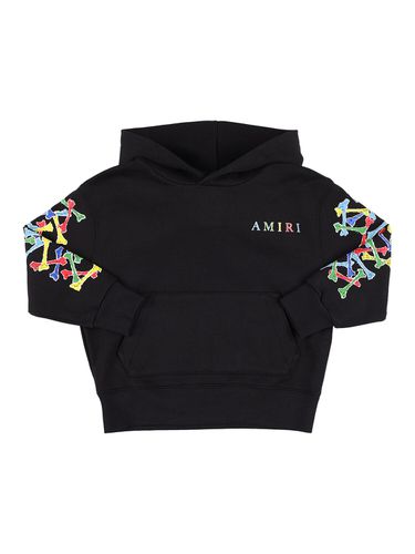 Sudadera De Algodón Con Capucha Y Logo Estampado - AMIRI - Modalova