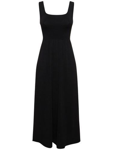 Classic Viscose Blend Knit Maxi Dress - MATTEAU - Modalova