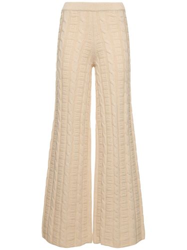 Pantaloni In Maglia Di Misto Cotone A Trecce - ACNE STUDIOS - Modalova