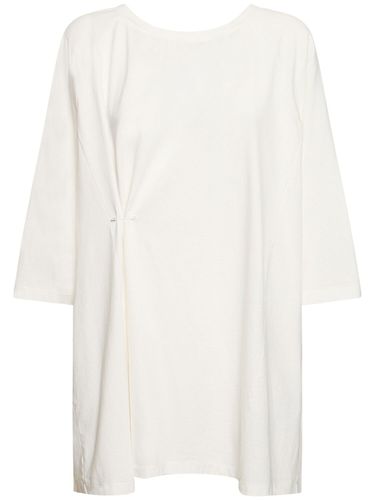 Camiseta De Algodón Jersey - MM6 MAISON MARGIELA - Modalova