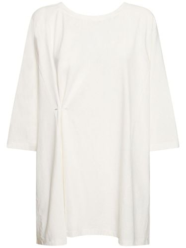 T-shirt In Jersey Di Cotone - MM6 MAISON MARGIELA - Modalova