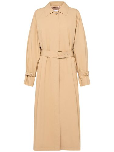 Abrigo Trench De Gabardina De Algodón - MAX MARA - Modalova