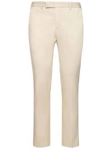 Dieci Pleated Cotton Twill Pants - PT TORINO - Modalova