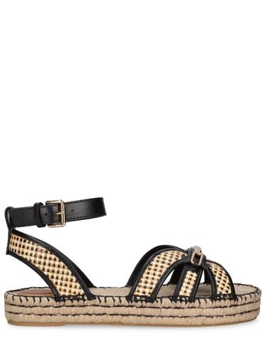 Mm Prisma Slide Leather Sandals - ZIMMERMANN - Modalova