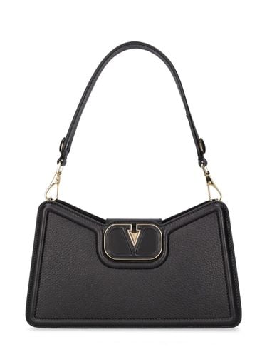 Borsa V Logo In Pelle - VALENTINO GARAVANI - Modalova