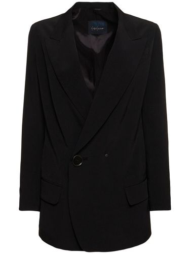 Chaqueta De Crepé De China - YOHJI YAMAMOTO - Modalova