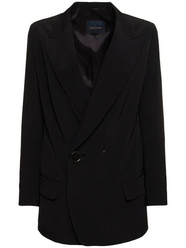 Giacca In Crepe De Chine - YOHJI YAMAMOTO - Modalova