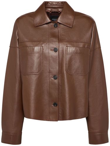 Buono Leather Shirt Jacket W/ Pockets - WEEKEND MAX MARA - Modalova