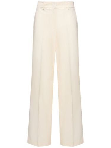 Pantaloni In Lana Stretch - MSGM - Modalova