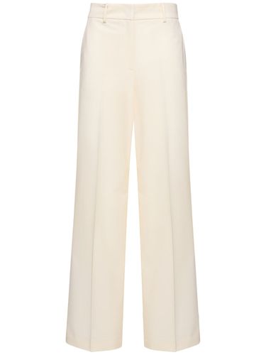 Stretch Wool Pants - MSGM - Modalova