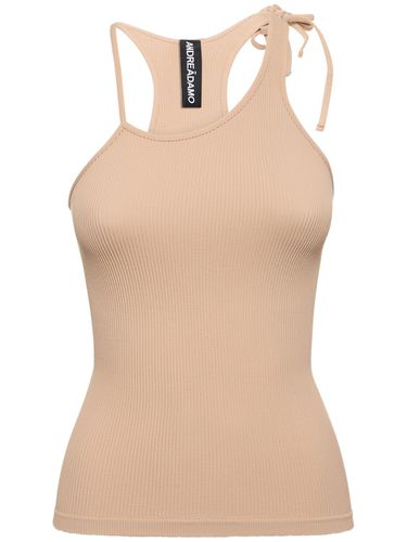 Geripptes Jersey-tanktop - ANDREADAMO - Modalova