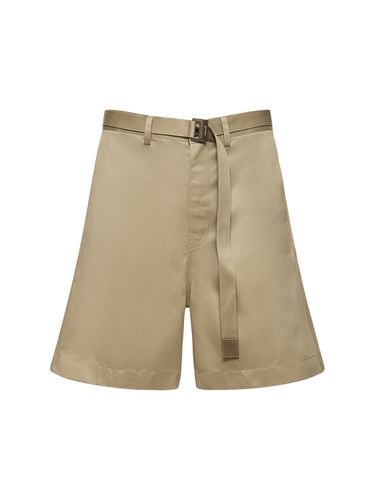 Shorts Chinos De Algodón - SACAI - Modalova