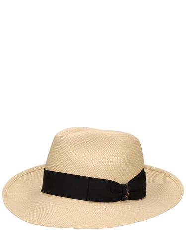 Amedeo 7.5cm Brim Straw Panama Hat - BORSALINO - Modalova