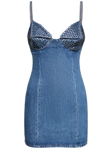 Vestido De Denim De Algodón - AREA - Modalova