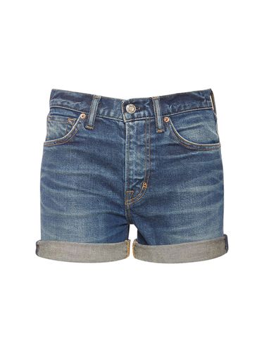 Shorts In Denim - TOM FORD - Modalova