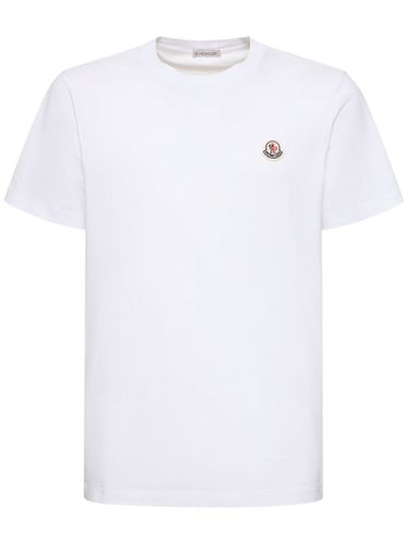 Set: 3 T-shirts Aus Baumwolljersey - MONCLER - Modalova