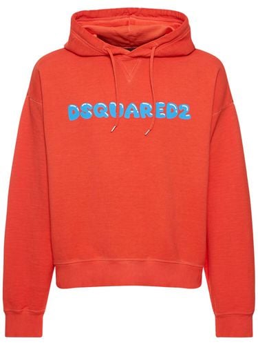 Sudadera De Algodón Con Capucha - DSQUARED2 - Modalova