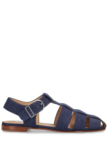 Mm Lynn Denim Fisherman Sandals - GABRIELA HEARST - Modalova